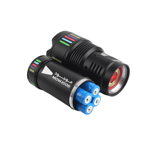 كشاف يدوي LED بقوة 3000 شمعة، شاحن متنقل للجوالات...