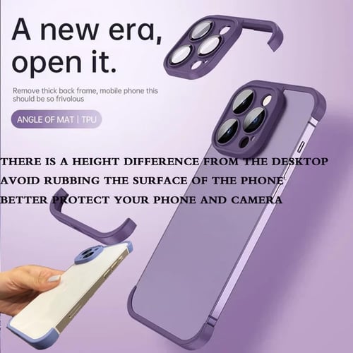 كفر حماية لأجهزة IPhone 14 Plus بدون إطار مع حامي...