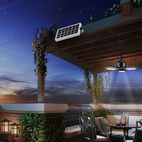 لمبة طاقة شمسية معلقة قابلة للتعديل مع إضاءة تلقائ...