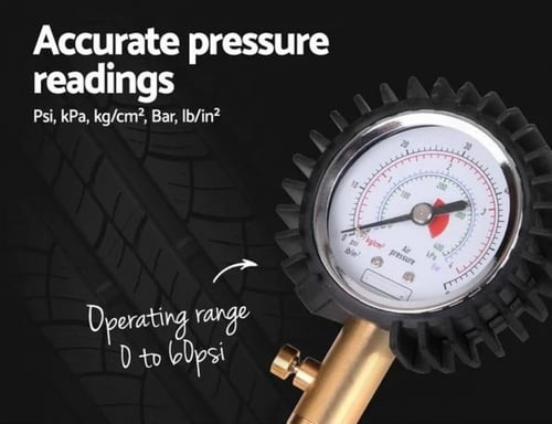 عيار هواء كفرات مع بلف لتنسيم ومعايرة ضغط الهواء ب...