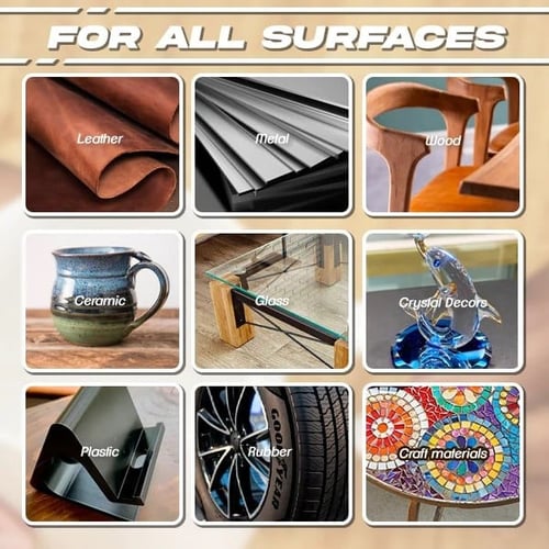 غراء شديد الإلتصاق وسريع النشفان مع بخاخ تجفيف وتث...