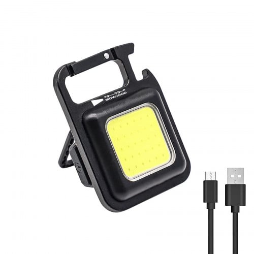 كشاف يدوي للجيب متعدد الوظائف مغناطيسي قابل لاعادة...