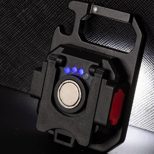 كشاف سلاسل مفاتيح متعدد الوظائف بسطوع عالي ولونين...