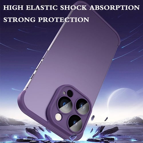 كفر حماية لأجهزة IPhone 15 Pro Max بدون إطار مع حا...