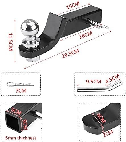 طقم قاعدة رمانه لهوك السحب طويلة لون اسود - قاعدة...