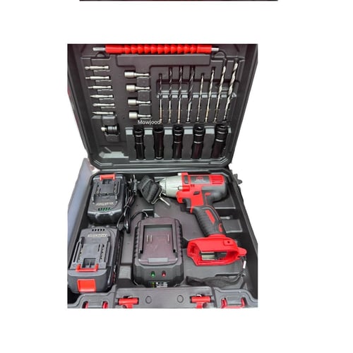 طقم دريل لاسلكي 2 في 1 للمنزل والسيارة بقدرة عالية...