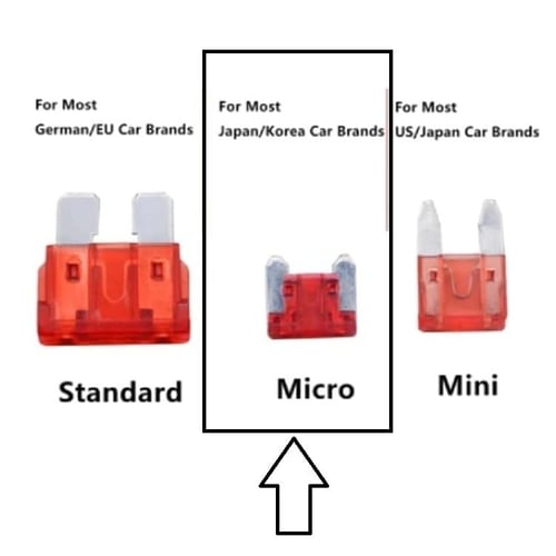 طقم 10 حبات فيوز ميني متنوعة حماية متقدمة للأجهزة...