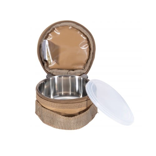 مطبقية تمر ستيل غطاء بلاستيك علبة تمر قماش مع وصحن...