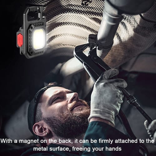 كشاف سلاسل مفاتيح متعدد الوظائف بسطوع عالي ولونين...