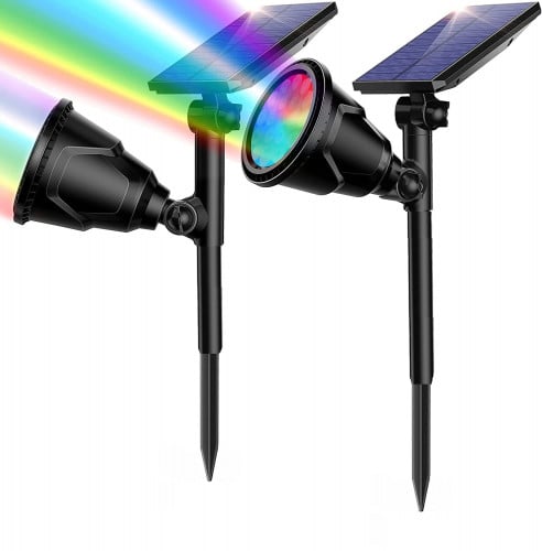 لمبة حديقة وزينة بالطاقة الشمسية LED متعددة الألوا...