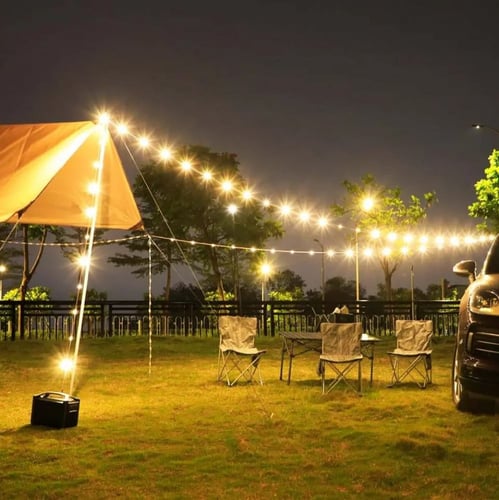 عقد لمبات رحلات كريمي 10 متر على ولاعة السيارة 120...