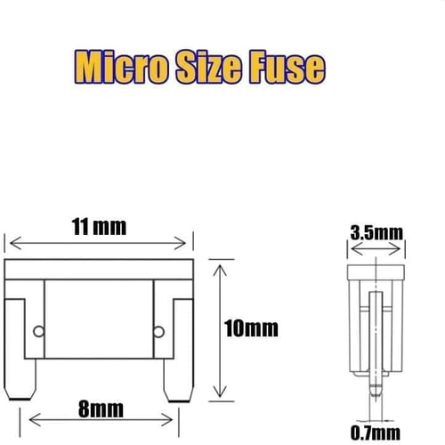 طقم 10 حبات فيوز ميني متنوعة حماية متقدمة للأجهزة...