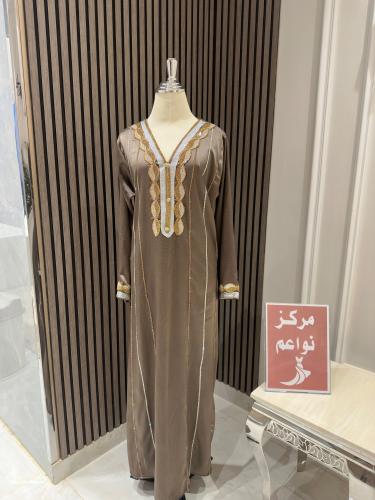 جلابيه ناعم تطريز