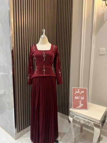 فستان ناعم مكسر