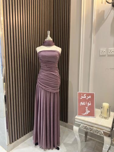 فستان ناعم لمعه