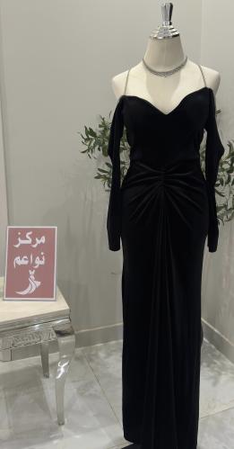 فستان مخمل ناعم