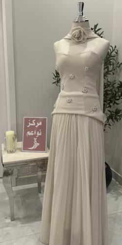 فستان ناعم مكسر