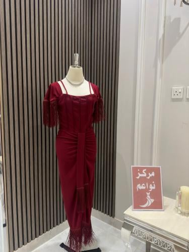 فستان ناعم هدب