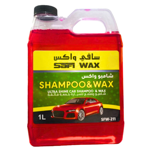شامبو واكس احمر 1 لتر سافي واكس