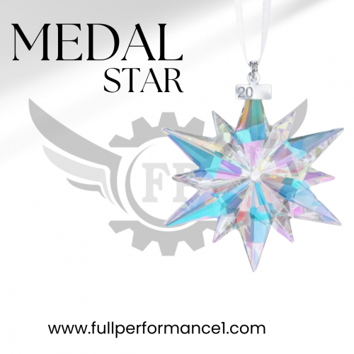 ميدالية نجمة صغير ملونه