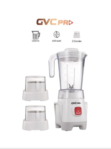 خلاط جي في سي برو جك مع مطحنتين 3 في 1 موديل GVCBL...