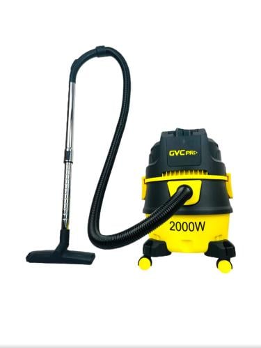 مكنسة برميل رطب وجاف جي في سي برو بلاستيك 15 لتر -...