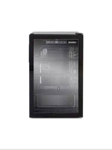 ثلاجة بيسك باب زجاجي 4.4 قدم-BRS-SC126ML