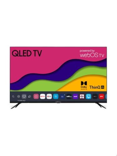 شاشة جي في سي برو 50 بوصة سمارت 4K QLED بنظام WebO...