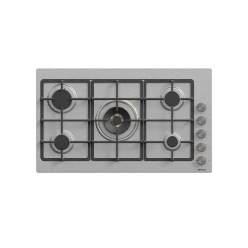 فرن غاز 5 عيون بلت ان سطح 90x60 منصب ثقيل جي في سي...