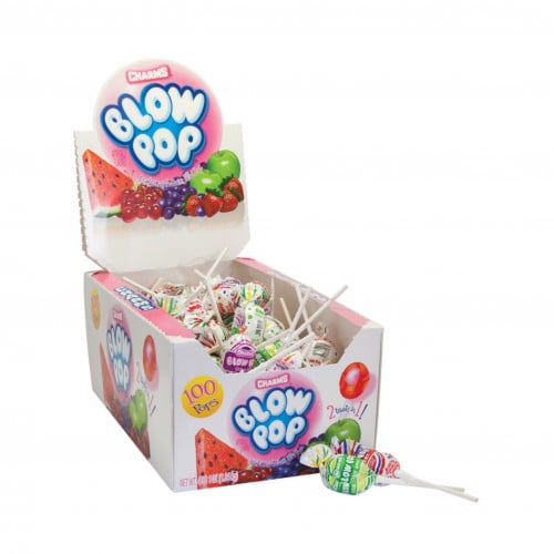 شارمز - حلاوة مصاص محشية لبان - نكهات مختلفة - بال...