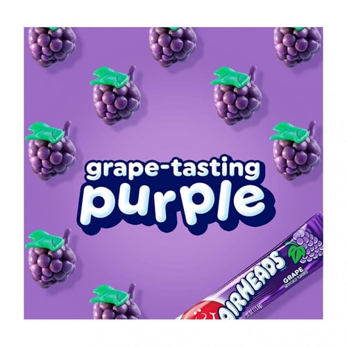 ايرهدز - حلاوة تافي عنب - 15.6 جرام - (بالحبة)