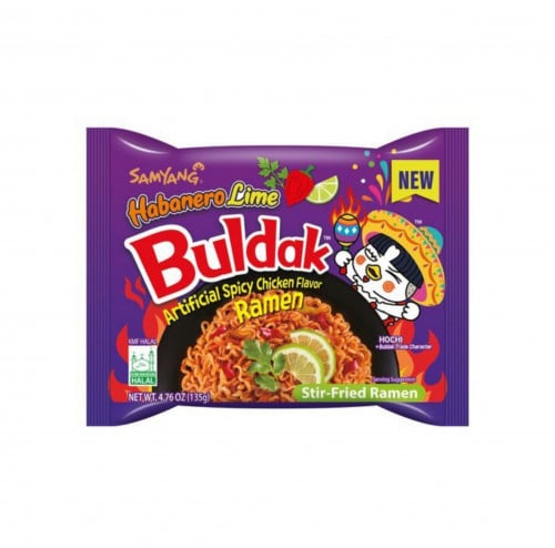 ساميانج - بولداك نودلز كوري بنكهة الفلفل الهابنيرو...