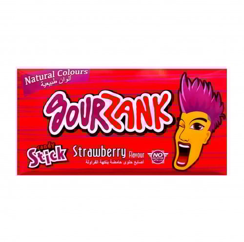 ساور زانك - أصابع حلوى حامضة فراولة - 40 جرام