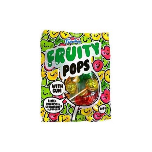 فنديز حلاوة مصاص بنكهة الفواكة المشكلة محشية لبان...