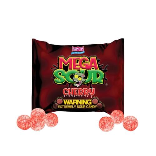 ميجا ساور فروت كاندي حلاوة الزومبي بنكهة الكرز (أح...