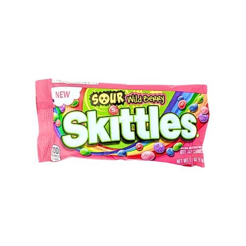 سكيتلز حلاوة حامضة ساور وايلد بيري بالتوت البري با...