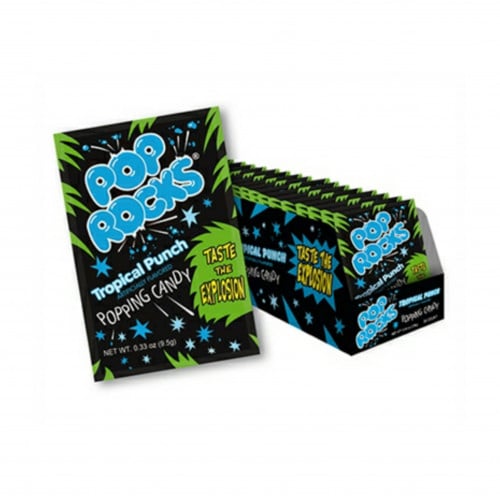 بوب روكس - حلاوة مفرقعة فواكة إستوائية - (بالحبة)