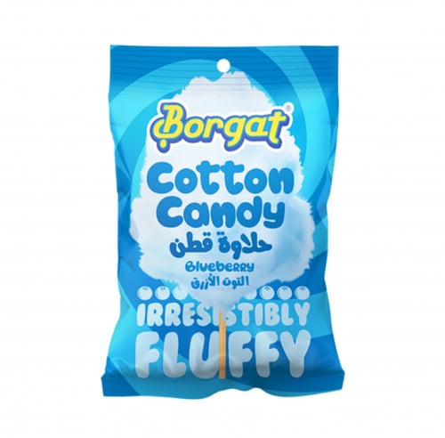 بوقات - حلاوة قطن - توت أزرق - 15 جرام