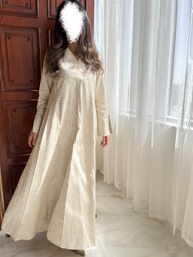 جلابية بيج مشجر