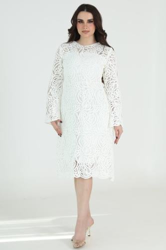 فستان جوبير أبيض