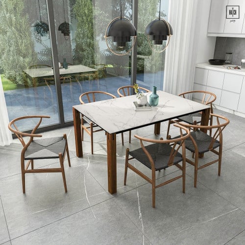 طاولة طعام (H2-75M) نوع السطح Syros