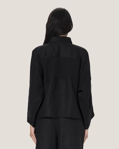 قميص شبكي اسود