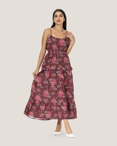 فستان مورد عودي