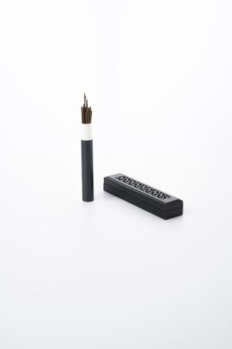 Smart incense burner with incense sticks - black