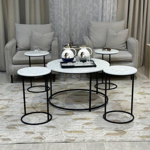 طقم طاولات 5 قطع