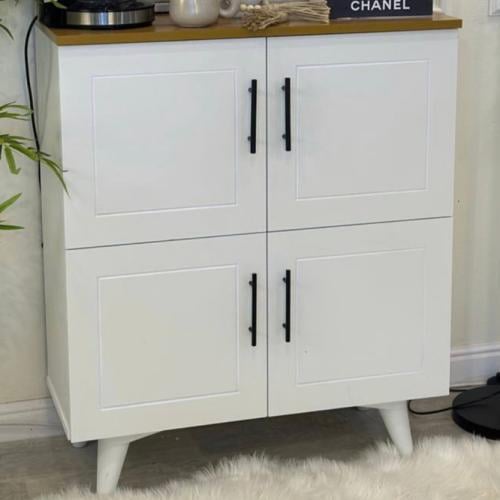 ركن كوفي ابيض سطح لون بني