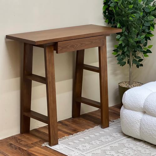 ركن قهوه خشب بني