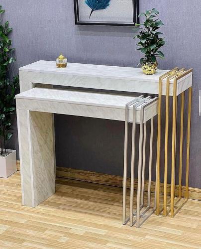 طقم مدخل بديل رخام قواعد حديد