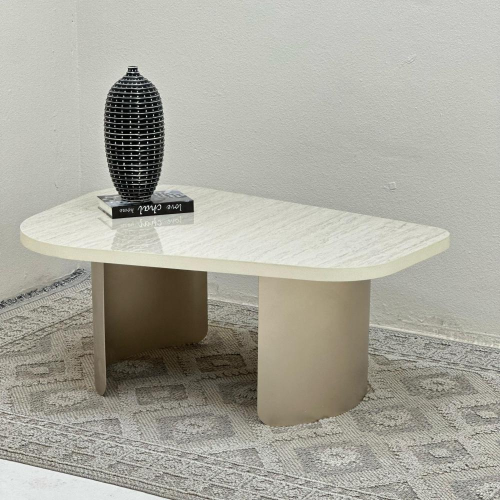 طاولة قهوه سطح بديل رخام