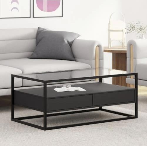 طاولات ضيافه سطح زجاج و تحت ادراج